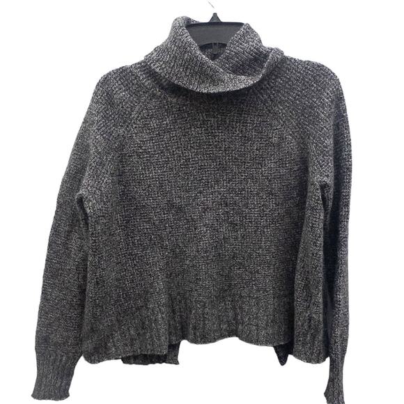 MADEWELL Eastbrook Merino Wool Blend Turtleneck Open Back Womn's Sweater  M - Picture 4 of 8